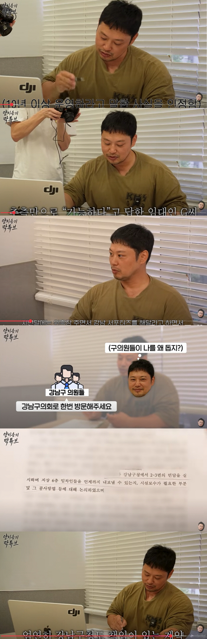 Yang Chi-seung, who closed his business by buying a gym, opened fire at Gangnam-gu Office → An inventory office official lied 