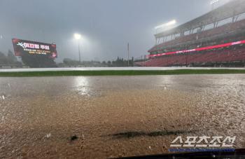 Champil, SSGKIA match flooded with water due to extreme downpours, rainy weather 
