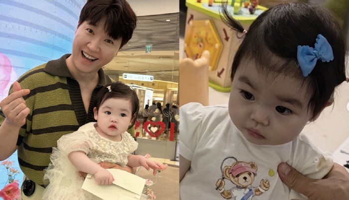 Park Soo-hong ♥ Kim Daye's daughter, I heard there was a lot of sponsorship..I saw the main character of the animation somewhere
