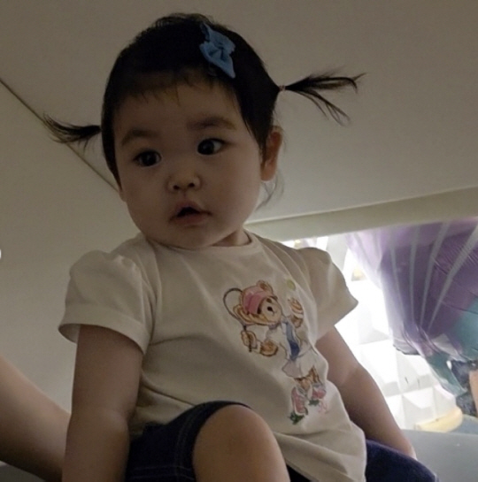 Park Soo-hong ♥ Kim Daye's daughter, I heard there was a lot of sponsorship..I saw the main character of the animation somewhere