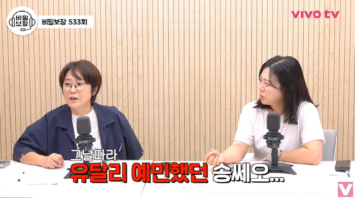 Song Eun-i and Kim Sook text messages XX, voice phishing or abusive language (Vivo TV)