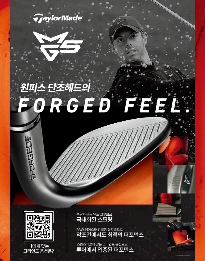 TaylorMade reveals the best batting sense in history, one-piece forging head MG5 wedge