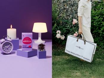 CJ WellCare Melamate X Ebjari Sleep & Sleep operates a pop-up store at Starfield Market's Jukjeon branch until the 18th