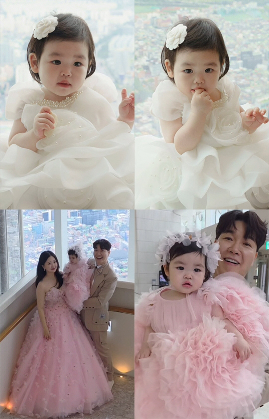 Park Soo-hong ♥ Kim Daye, I'm serious about my daughter's first birthday..Customizing the dress and making direct purchases