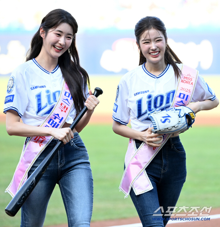  Miss Korea Jin Jeongyeon-woo Miss Daegu Jin Kim Se-eun, I had fun pitching at Lapak