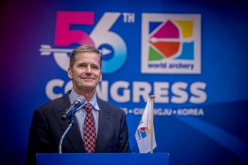 Easton, the largest archery equipment manufacturer, is the new head of the World Archery Federation (WA)…Han Kyu-hyung, vice chairman of the Archery Association, reappointed WA vice chairman