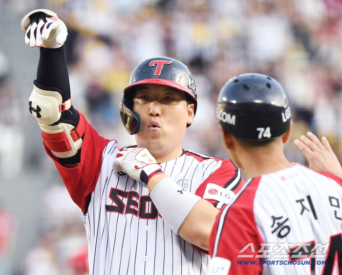  Kim Hyun-soo hit a timely RBI single