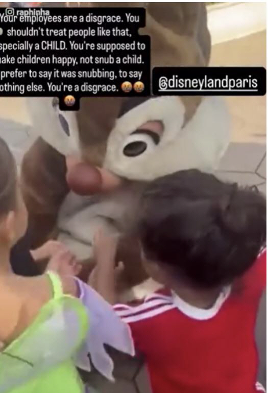 A child-destroying Disney squirrel that only hugged a white child? Hafeeña Outraged by Disneyland Racism → Accused