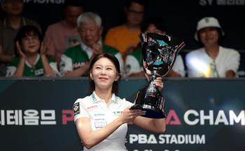 Korean Empress's imposing return Kim Ga-young defeated rival Thong Fiancé and won the fourth LPBA tour. 16th career championship