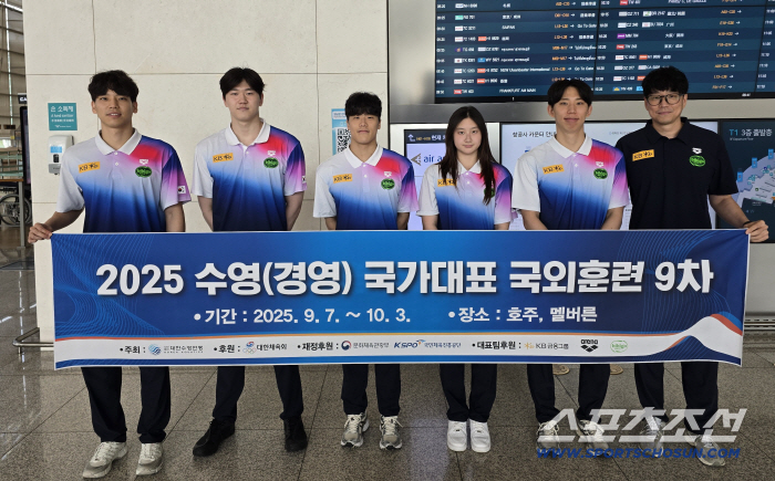 Next year's game, to 金! Swimming Hope Lee Ju-ho X Kim Seung-won X Ji Yoo-chan X Yoon Ji-hwan X Cho Sung-jae enters Australia's four-week special training