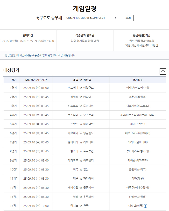 We have one winner The hit money is 440.17 million won, and the results of the 57th round of Soccer Toto's crew loss are announced