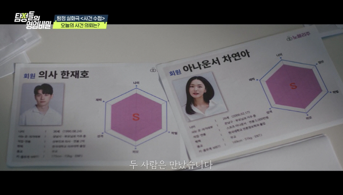 A well-known sports announcer doctor's prospective bride is disappointed in checking the VIP of Gangnam entertainment establishment (Tambi)