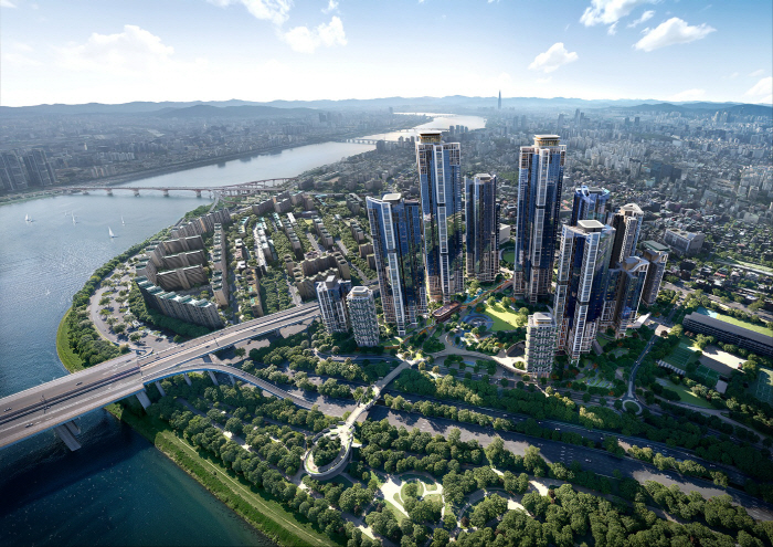Hyundai Engineering & Construction will be reborn as a 100-year-old landmark of the Han River in Apgujeong District 2