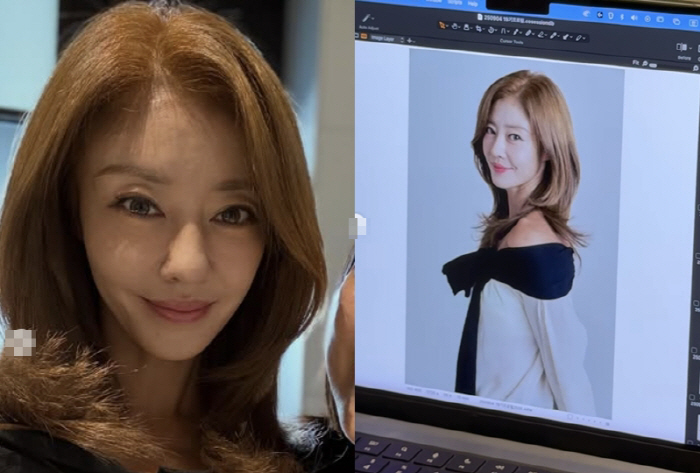 Jewelry Lee Ji-hyun is a hairdresser who finished all her appointments and took a profile picture of her life