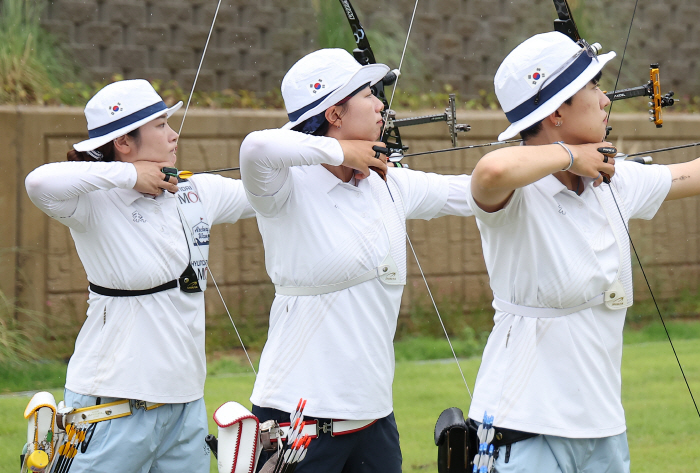  No more tears! 女 Archery kept his pride...Ansan Kang Chaeyoung Lim Si-hyun wins bronze medal by holding India