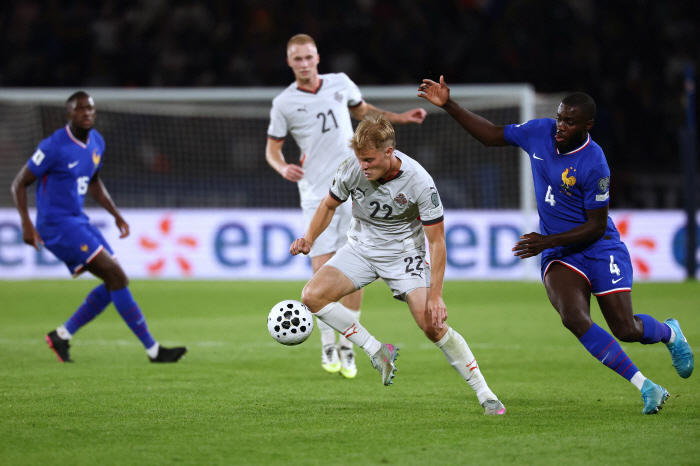 The son of the father of what is the legend of what has happened, Eidur Gudjonsen, scored against France for Iceland...A total of 52 goals in the three-way A-match