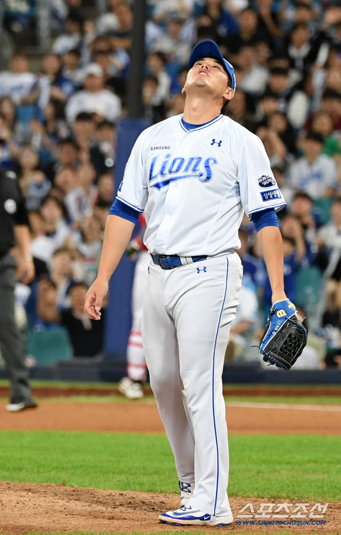  Samsung closer Kim Jae-yoon blaming himself