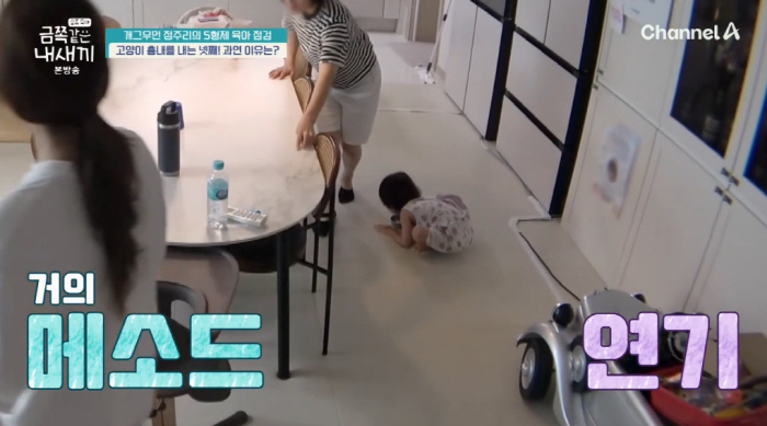 Fourth generation of Jeong Ju-ri, 4th generation, worries about infant regression