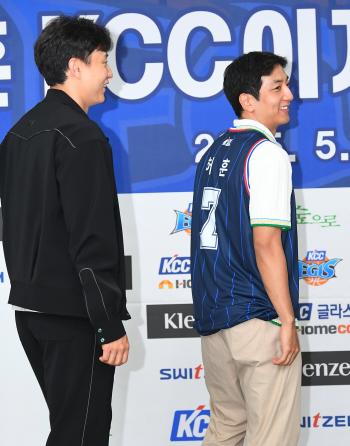 Heo-woong and Heo-hoon. Stand together. KBL Media Day Announces Final Lineup of 2 Representative Players from 10 Teams