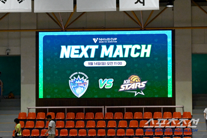 Oh, my. The men's team is on the verge of being canceled. No FIVB competition. Today's game 2 is postponed to tomorrow