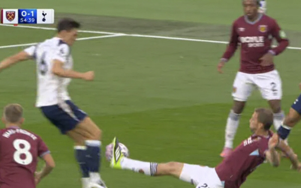 It's terrible. It's sold, a murder tackle ripped socks and a bloody iron...Tottenham educate themselves with a complete 30 win over West Ham