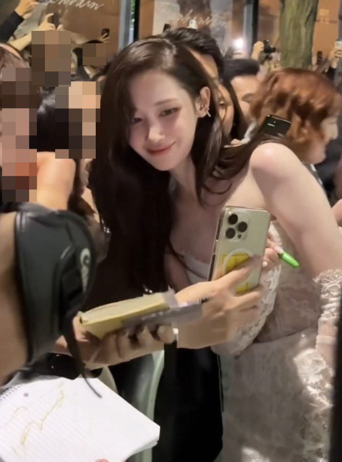 Jeon Jong-seo, if you only wear a dress, controversy over pelvic plastic surgery..I ripped it with a Toronto see-through dress
