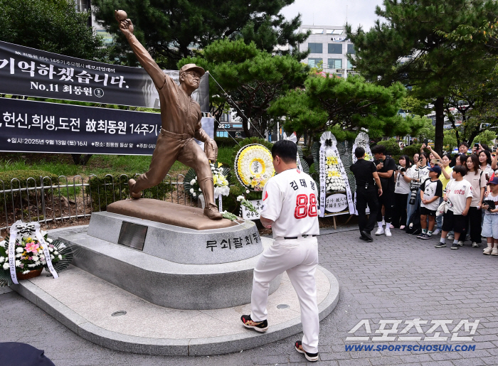 Lotte, which commemorates Busan Legend Choi Dong-won Memorial Day as if wishing for victory in heaven, has a dramatic come-from-behind victory (Busan site)