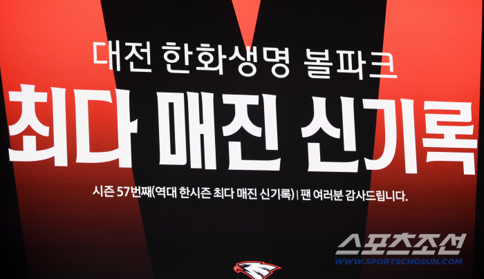  Hanwha Eagles renews new record for most sold-out sales