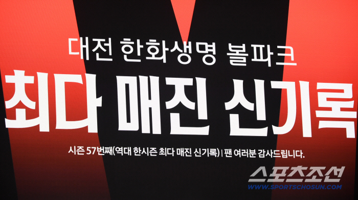  Hanwha Eagles renews new record for most sold-out sales