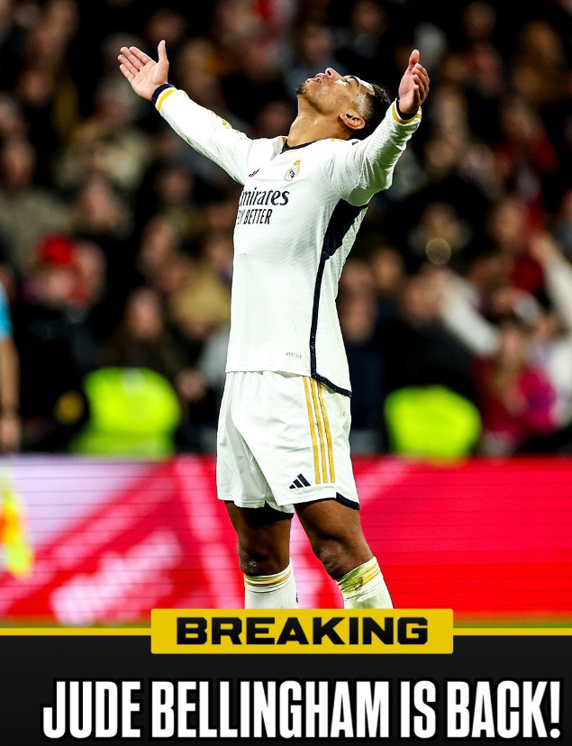 Hey, Jude, shoulder surgery, Bellium, early return...Real+England Debut Late in New Season Through Ando, UCL