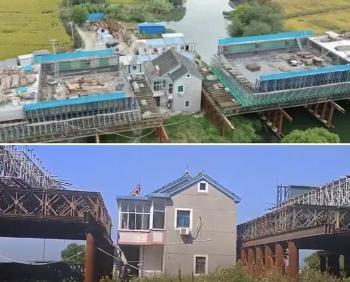39 billion won in compensation...High-speed rail housing demolished after two years of delay in construction