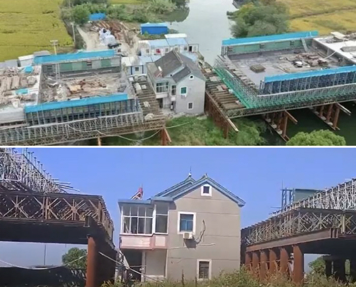 39 billion won in compensation...High-speed rail housing demolished after two years of delay in construction
