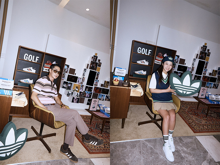Adidas Golf is holding a pop-up event to commemorate the launch of the FW25 Originals Golf Collection at Shinsegae in Gangnam