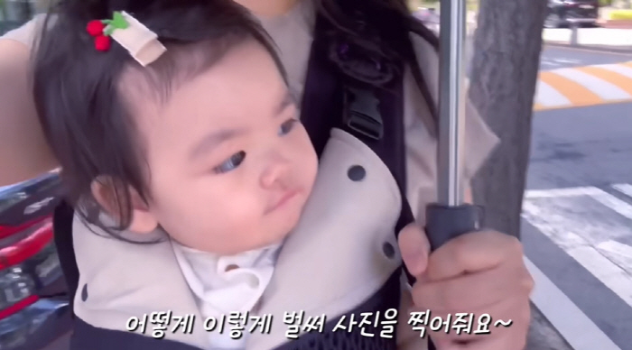 Park Soo-hong's daughter asks for the youngest celebrity photo to be popular in 10 months → Fan service is good