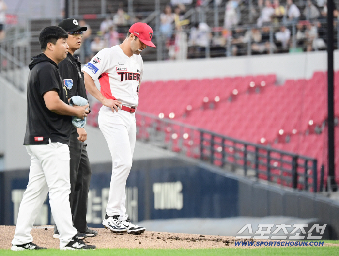 This is the final match of the 5th round against Hanwha, which is the declaration that KIA ace will not be able to pitch…It's not easy to select alternatives. 