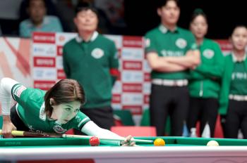 We are the Empress Kim Ga-young's team! Hana Card's PBA Team League Round 3 winning streak with a reason, Kim Ga-young alone hard-carrying 2 wins