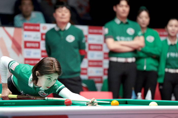We are the Empress Kim Ga-young's team! Hana Card's PBA Team League Round 3 winning streak with a reason, Kim Ga-young alone hard-carrying 2 wins