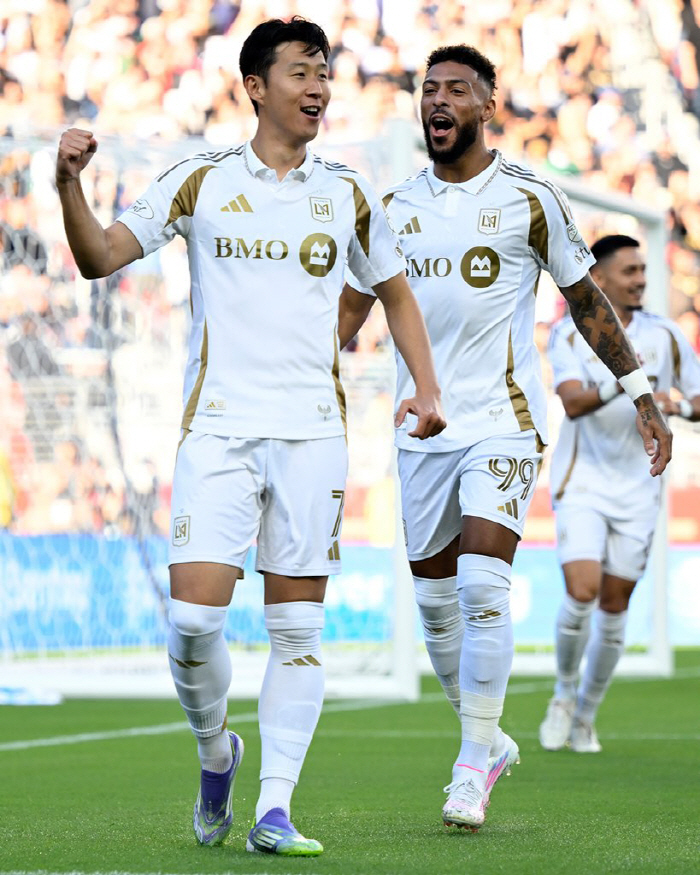 Who's Kane? Son Heung-min Fantastic Breathing Found in New Partner MLS...Attention to LAFC's winning core duo → SON's second career trophy