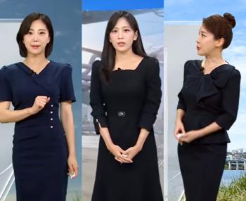 The bereaved family is protesting...MBC Weather forecasters, Black Clothes, Commemorating the 1st Anniversary of Oyoanna 