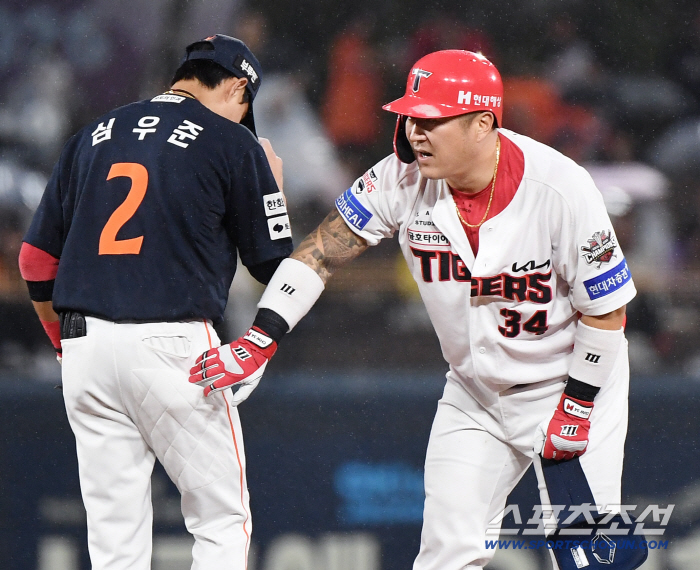  Choi Hyung-woo has an RBI double against Ryu Hyun-jin