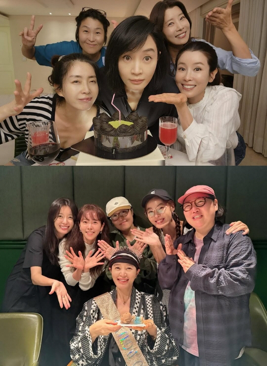 A birthday party with Kim Hye-soo and Song Hye-kyo, 55 years old..Even a romantic gift full of affection ♥