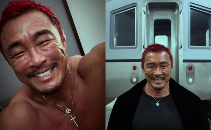 Choo Sung-hoon, who received Daisy DIA Pendant as a gift from G-Dragon, shines more than red hair  copper skin 