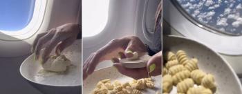 Controversy over a woman who made pasta noodles on a plane...inconvenience to other passengers