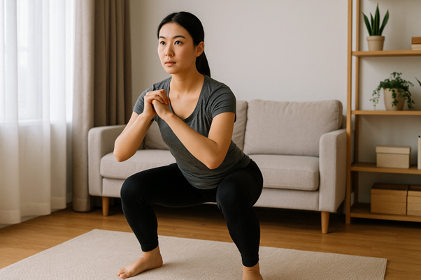 Home workout, health up with this easy routine