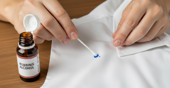 How to easily remove ballpoint pen marks from clothes