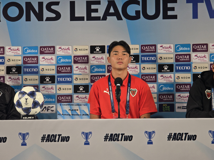 I formed a team to win Coach Park Tae-ha's willingness to win the first game. Positive meaning