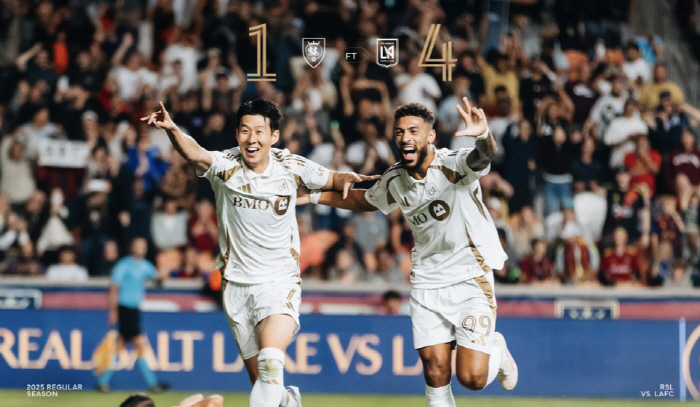 It's so shiny! SON! A clear difference in class, LA FC Son Heung-min hat trick  a perfect score of 10. Who can stop it in MLS.