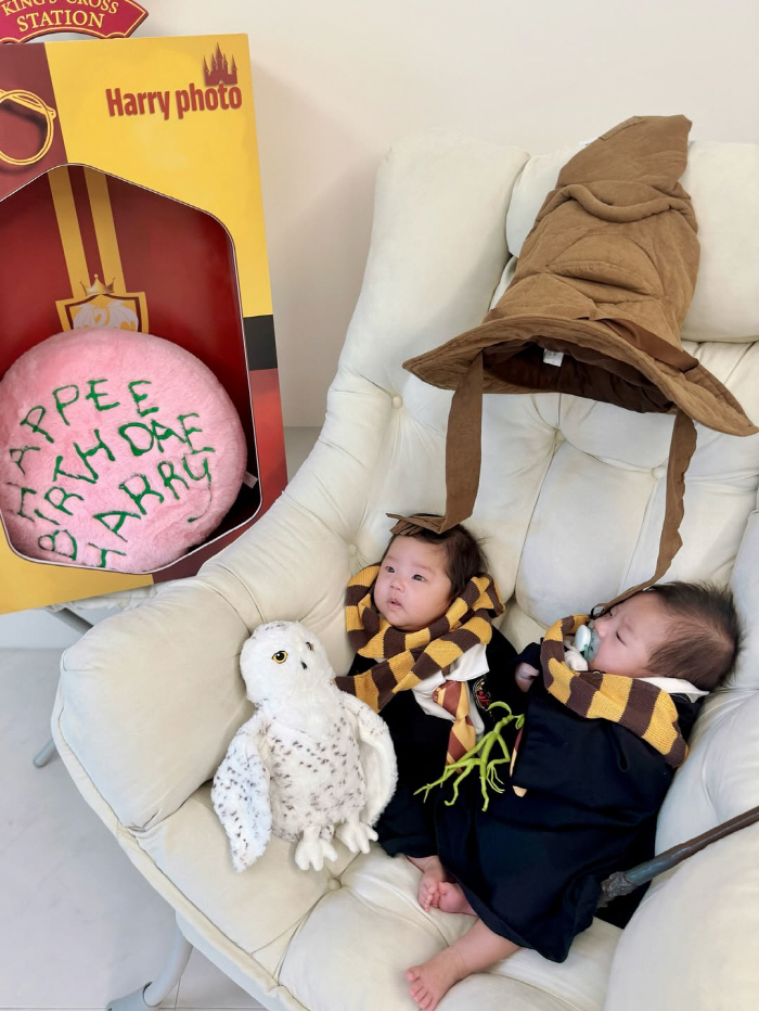 Lady Jane ♥ Lim Hyun-tae brags about her 50-day-old twin daughters, a cute space star