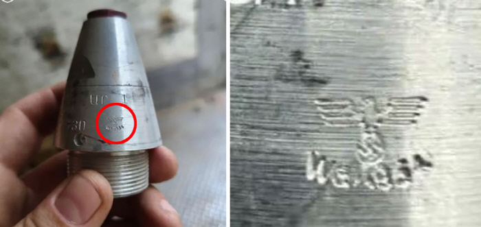 Museum artifacts to the battlefield... Nazi weapons found in Russian ammunition depots