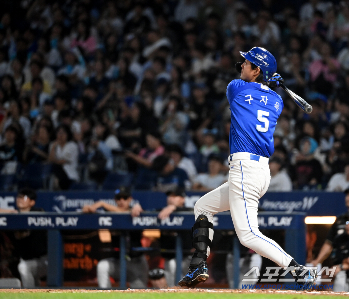  The tying shot Koo Ja-wook's home run swing